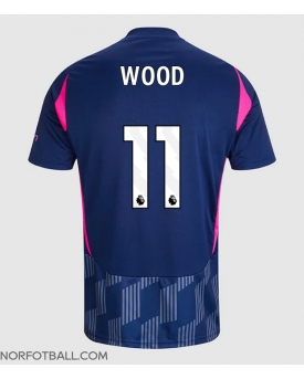 Billige Fotballdrakt Nottingham Forest Chris Wood #11 Replika Bortedrakt 2024-25 Kortermet